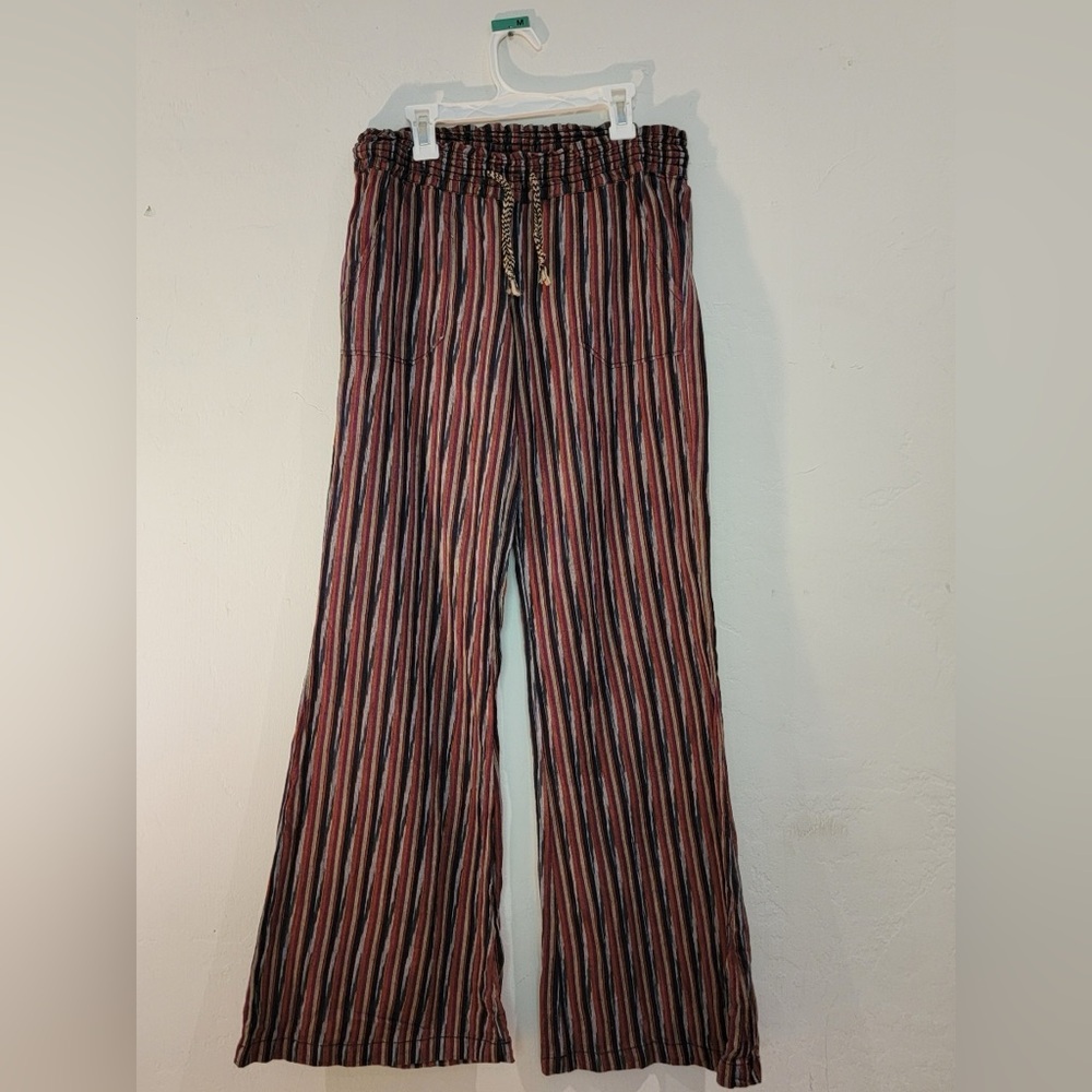 Roxy Multicolor Striped Pants - image 1